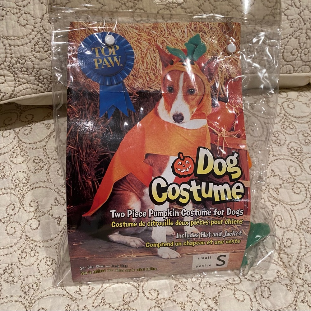 Pumpkin Small Dog Costume